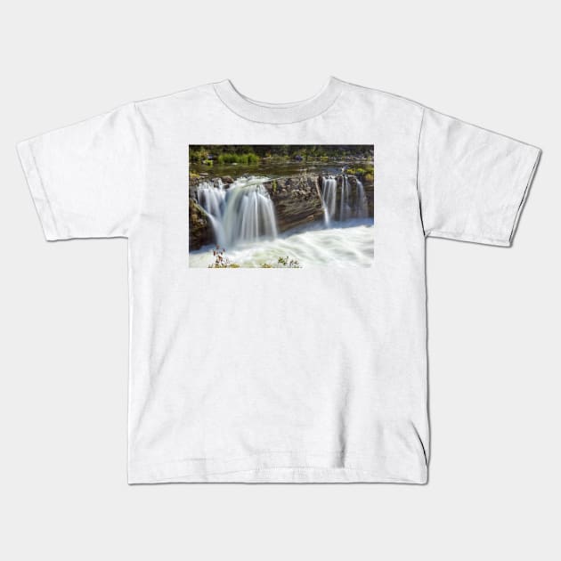 Hog's Back Falls Kids T-Shirt by Eunice1